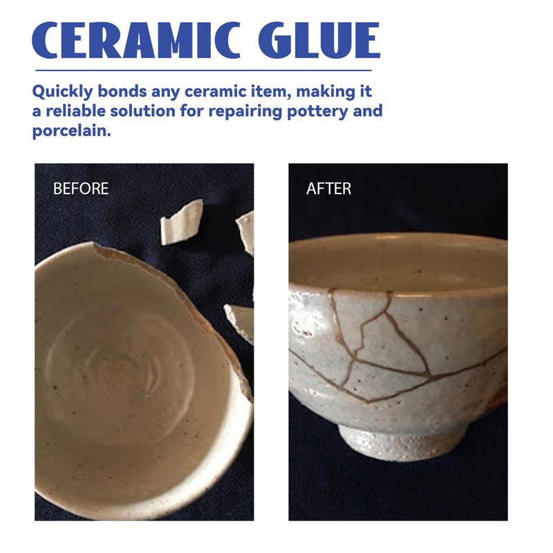 Ceramic Repair Adhesive Quick Fix For Home Porcelain Cracks Multi Purpose Pottery Glue Long Lasting &durable For DIY Projects