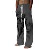 New Men's Casual Pants Hundred Men's Skull Pattern 3D Digital Printed Wide Leg Pants