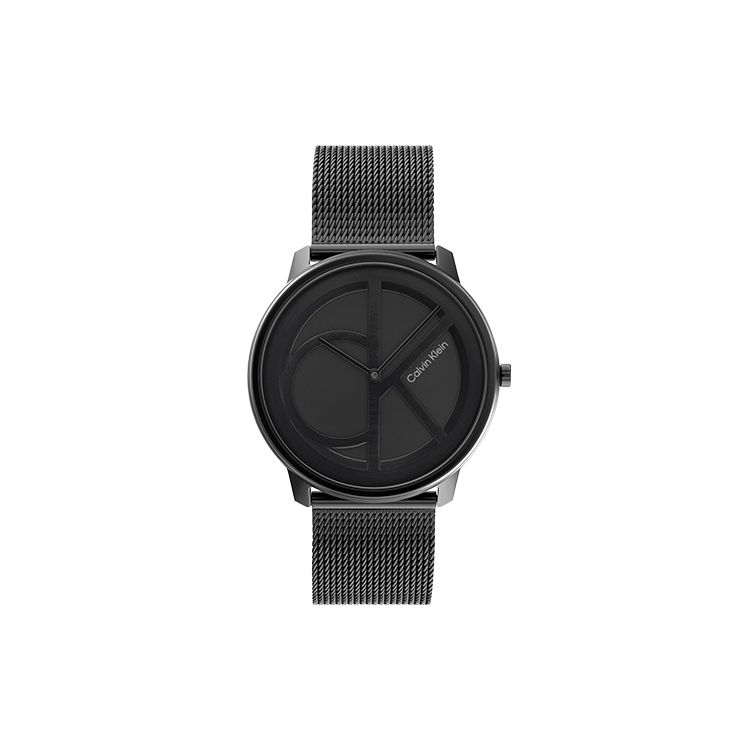 Calvin Klein Quartz Watch Black Dial Mens Watch Gift Box Minimalist Style Men watches 25200028 Regular Watch Box,Black Dial