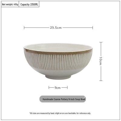 Wutuo Retro Japońska Ceramiczna Miska na Zupę