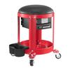 VEVOR Rolling Mechanic Stool with Wheels, 300 lbs Capacity Garage Seat/Work Stool, Padded Roller Creeper Seat with Fixed Height