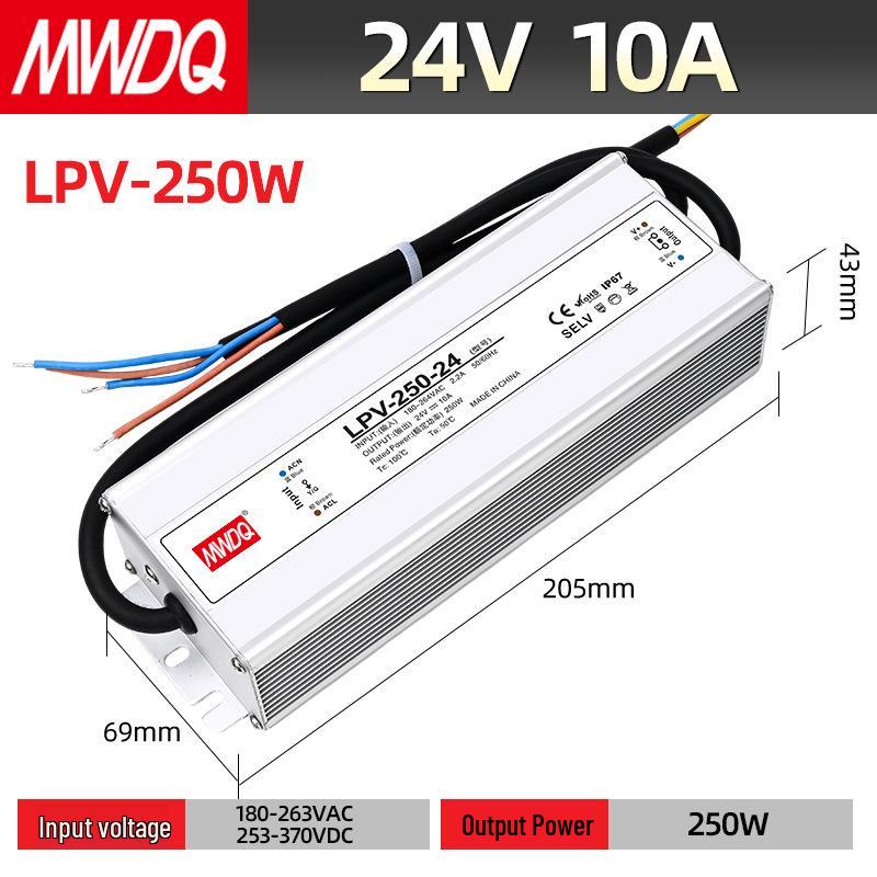 Outdoor Waterproof Power Supply: 400W/600W/1500W to 12V/24V/36V/48V DC LED