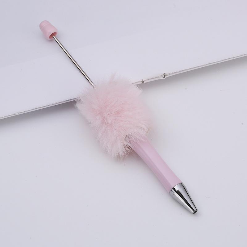 10Pcs Newest Colour Creative  Plush Ballpoint Pen Ballpoint Pen  DIY Ballpoint Pen Gift for Student Office Supplies