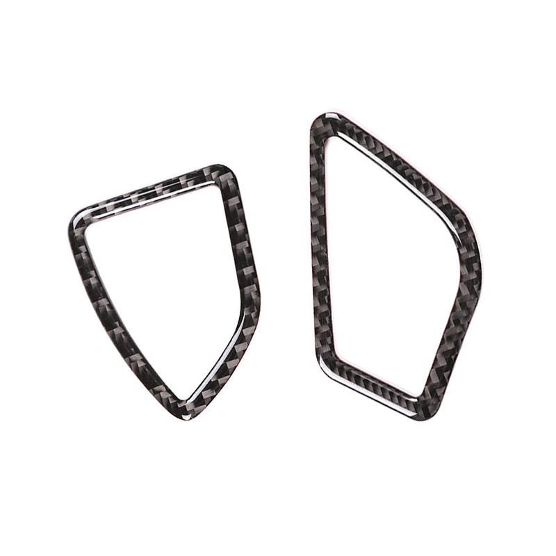 Real Carbon Fiber For BMW 3 4 Series F30 F32 2013-2018 Car Interior Center / Side Air Conditioning Air Outlet Vent Trim Cover