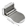 Aluminum Zinc Zinc Alloy Bathroom Pedals Wall Mounted Shower Footstool Stable Shower Foot Rest  Shaving