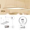 Suspension Ceiling Light Panel Lights Wire Accessory Kit Lamp Sling Led Panel Hanging Steel Rope