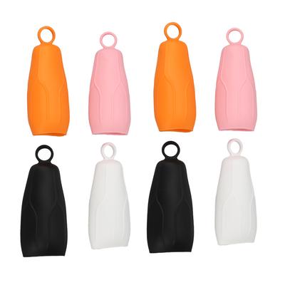 8pcs Elastic Toiletry Sleeve Protective Silicone Ring Hook Leakproof Toiletry Cover for Travel