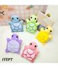 Mini cute turtle dog plush toy, squeaking dog teething sound toy, soft and safe, good for dental health, suitable for puppies