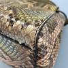 FENDI Peekaboo mini 8BN244 Python Handbag beige Women 2WAY used