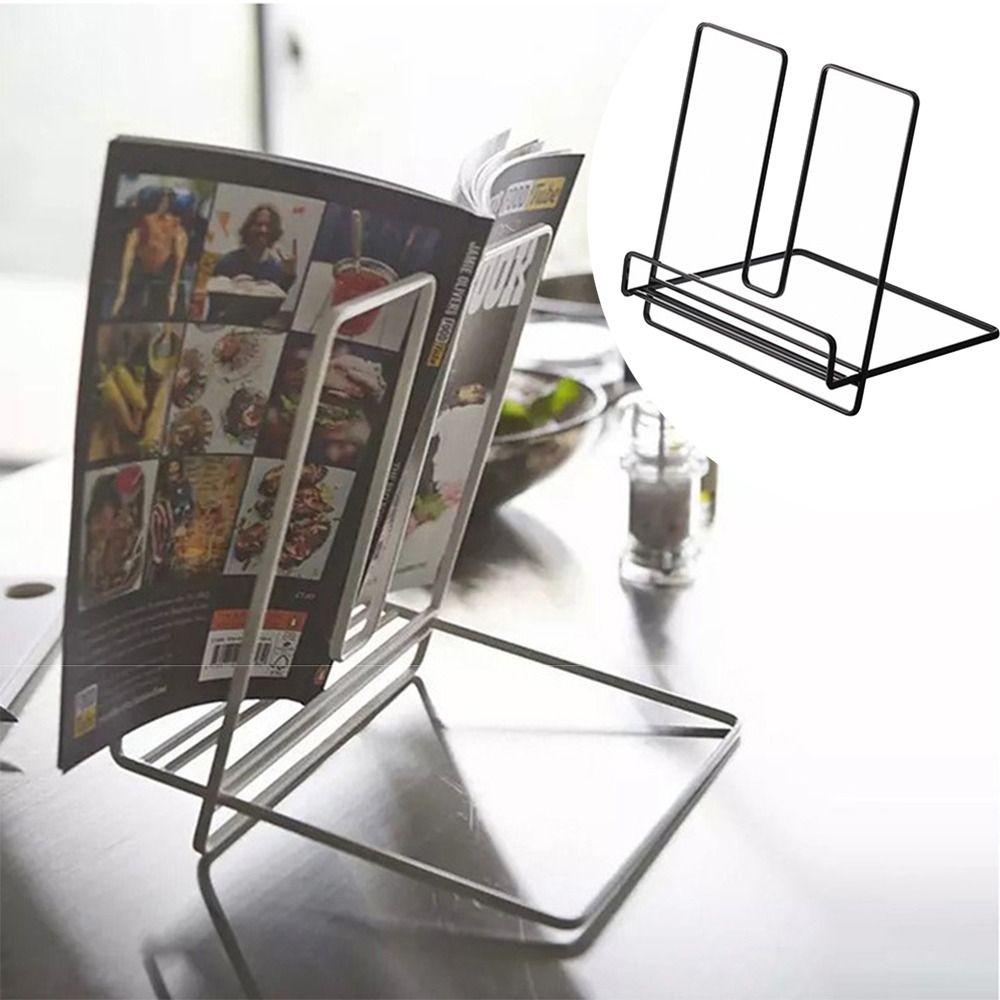Detachable Magazine Reading Stand Simple Folding Cookbook Bracket  Desktop Organization