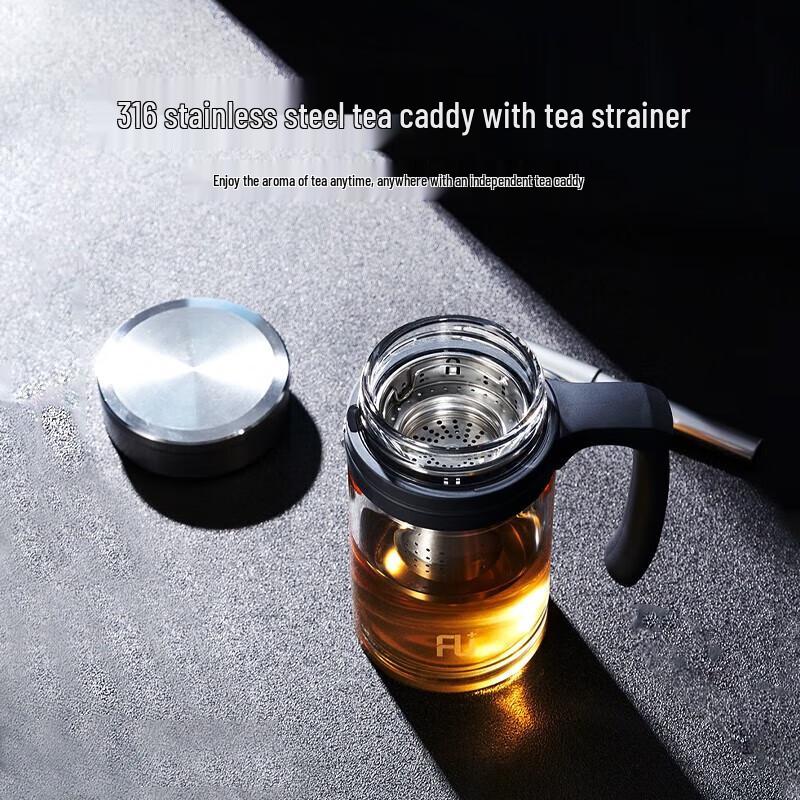 Fuguang FU+ Gang Series Borosilicate Glass Tea Mug