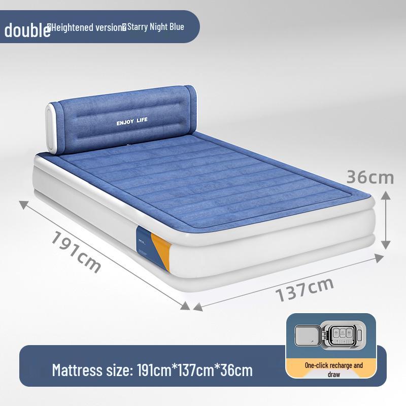Многофункциональный автоматический надувной портативный надувной матрас для одного или двух человек.