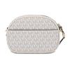 Michael Kors MK Jet Set Charm Monogram Fashion Commuter Crossbody Shoulder Bag Small Women Bags Vanilla-White 32S1GT9C0B-132