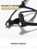 Portable Magnetic Reading Glasses for Men Reading Glasses with Magnet Hang On Neck Presbyopic Glasses Women