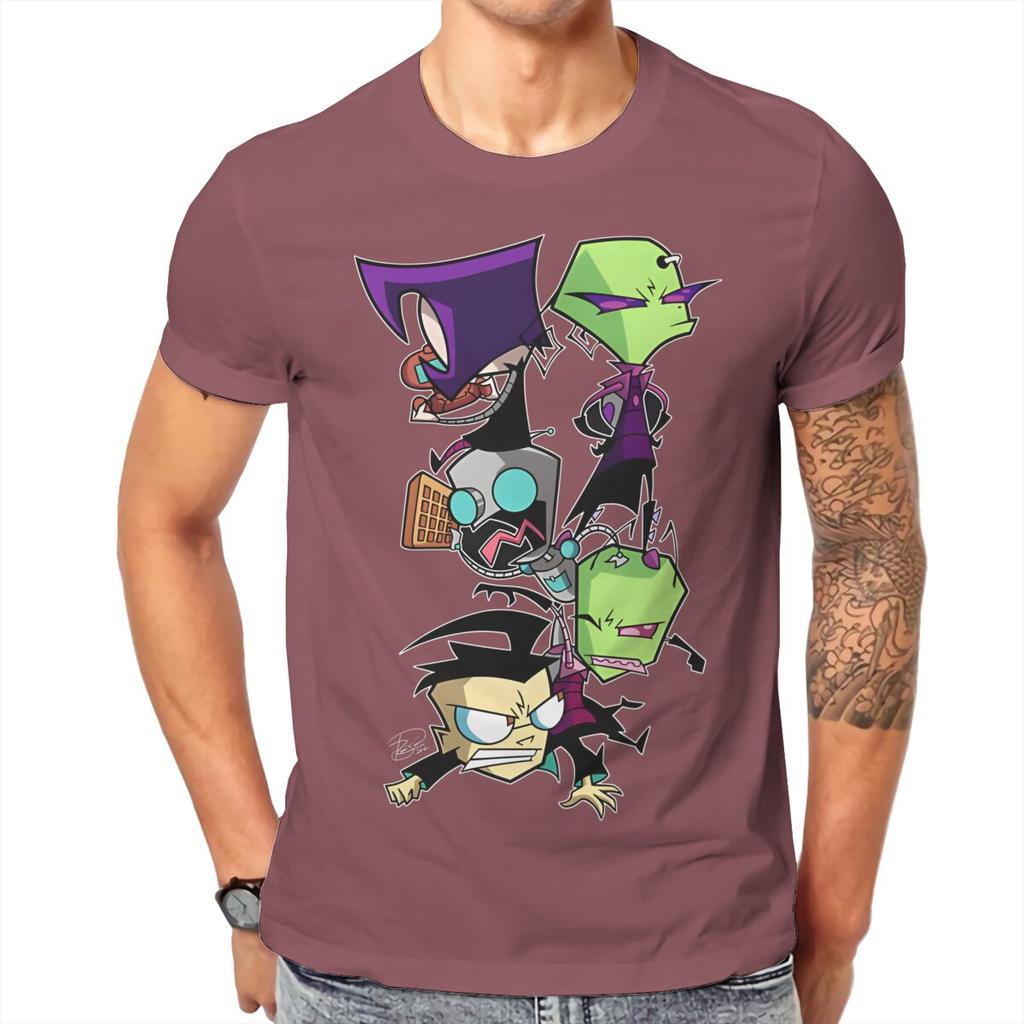 Pile On The Dib Invader Zim Unisex T Shirt Crewneck TShirt Cotton Clothes