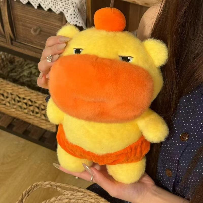 

Internet celebrity cute capybara lulu doll cute emoji plush toy funny cartoon doll lulu 35cm
