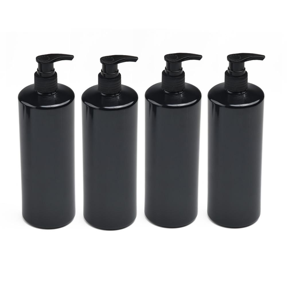 Refillable Bottles Shampoo Lotion Travel 17oz Wash 4PCS With Pump 500ml Bottles Clean Container Dispensers Gel