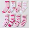 Tube Coral Fleece Socks Women's Autumn and Winter Medium Socks Love Floor Socks Sleep Socks Thickened Thermal Stockings