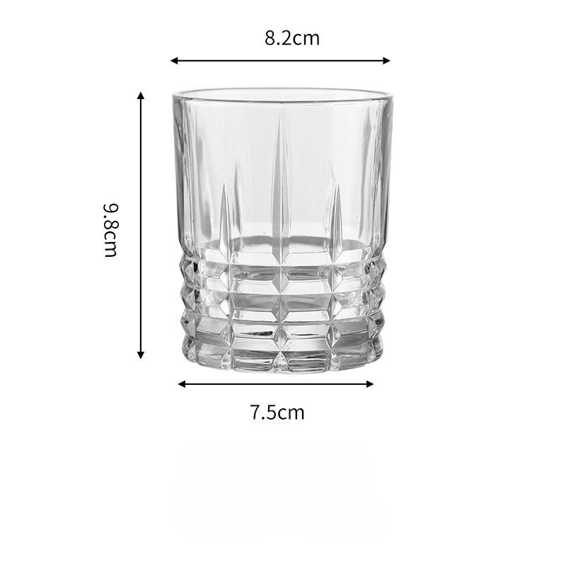 European Whiskey Glass for Home Beer Glass Old Fashioned Rocks Glasses Tumblers Glassware for Cocktail Scotch Gin Voldka Brandy