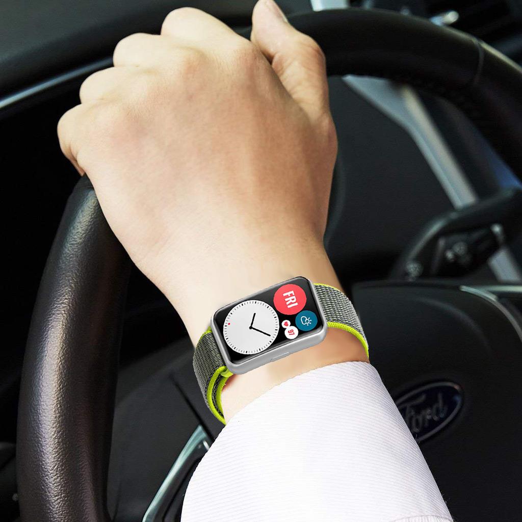 Nylonový poutkový řemínek Pro Huawei Watch FIT Pásek Chytré hodinky Příslušenství Řemínek na zápěstí correa Pásek náramek pulseira Huawei Watch fit Pásek
