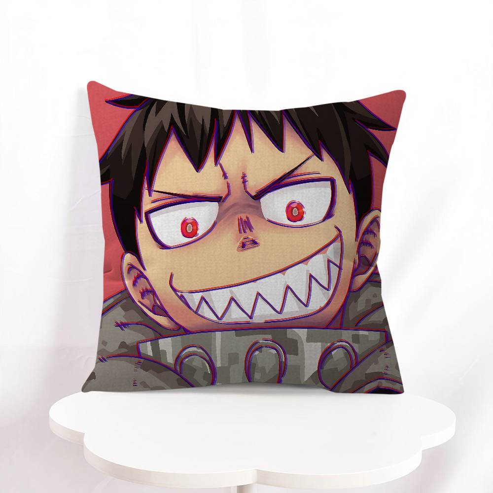 S-Shinra Kusakabe Kissen Geschenke Heim Büro Einrichtung Schlafzimmer Sofa Auto Kissenbezug Hülle 45x45cm