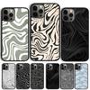 Fashion Abstract Art Line Wave Phone Case Cover For iPhone 17 Air 15 16e 11 13 14 Pro Max 12 Plus Max Fundas