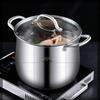 Jiagao Soup Pot SUS304 Stainless Steel Super high Soup Pot Boiling Soup Pot Soup Steaming Pot Fudi Household Cooking Congee Soup
