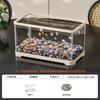 Traditional Style Fish Tank Mini Desktop Aquarium for Living Room Self-Cleaning Eco Landscape Goldfish Bowl Modern Home Decor