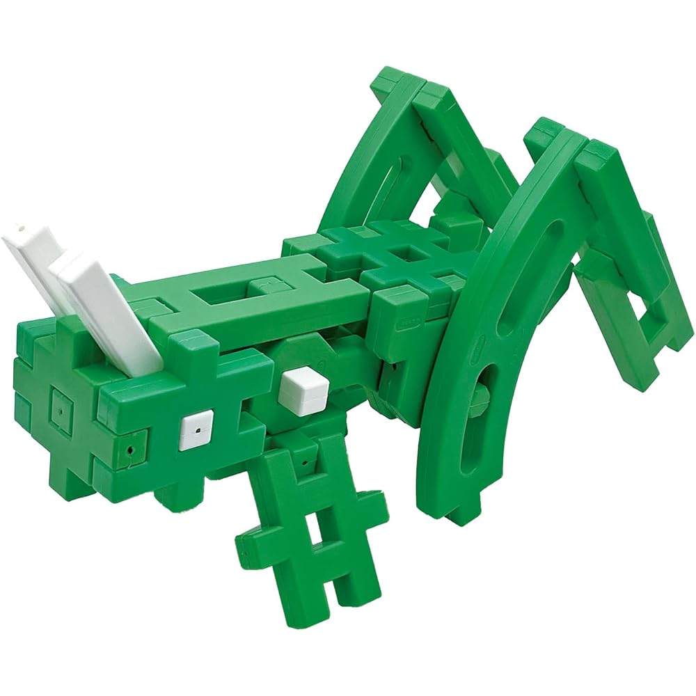 Gakken New Block Alligator 25 Pieces 9 Types for Ages 2 and Up Educational Building Toy