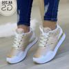Turnschuhe Frauen Lace Up Flats Damen Outdoor Laufschuhe Wanderschuhe Bequeme Atmungsaktive Weibliche Schuhe Große größe zapatos mujer
