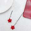 Star Phone Hanging Rope Pendant Mobile Phone Chain Fashion Star Phone Strap  Girl Jewelry