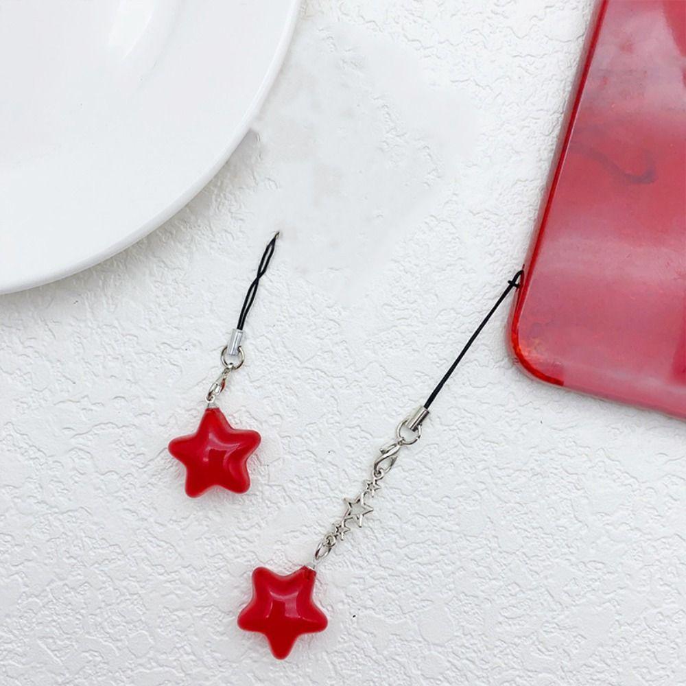 Star Phone Hanging Rope Pendant Mobile Phone Chain Fashion Star Phone Strap  Girl Jewelry