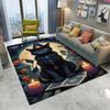 Retro Mysterious Cat Carpet Cartoon Living Room Bedroom Kitchen Sofa Entrance Rug Non-slip Washable Mat Home Cute Home Decor