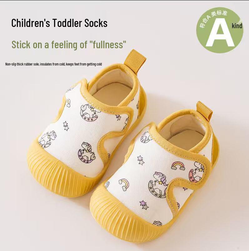

Unisex Baby Toddler Shoes - Soft Sole, Breathable, Cotton for Indoor/Outdoor Use. Ideal for Spring & Autumn. 15.5cm - Foot Length 14-15cm, Age 24-30 months