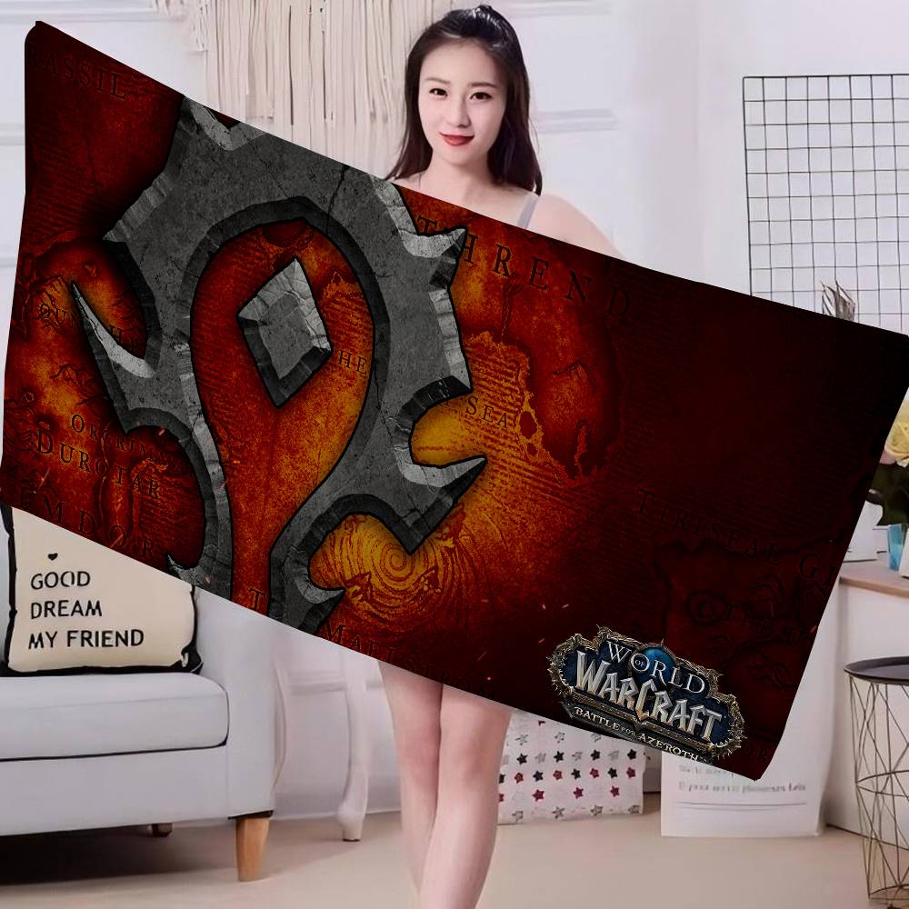 W-World of W-Warcraft Big Microfiber Beach Towels Quick Dry Towel Sand Beach Towels Pool Towel for Travel Swim Pool Yoga