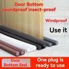 HomeProtect Under Door Draft Stopper Weather Stripping Door Seal Door Sweep Reduce Cold Air Front Soundproof Draft Blocker