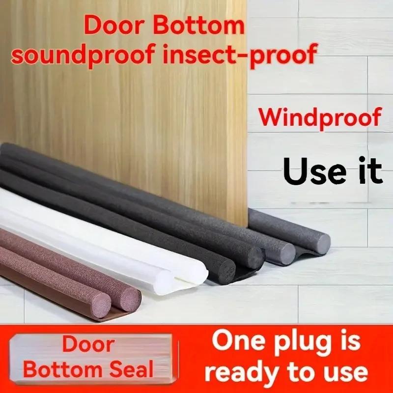 HomeProtect Under Door Draft Stopper Weather Stripping Door Seal Door Sweep Reduce Cold Air Front Soundproof Draft Blocker