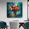 5d DIY Diamond Painting Cross Stitch Oil Painting Flower Vase Diamond Embroidery Mosaic Full Round Drill Home Decor Arts