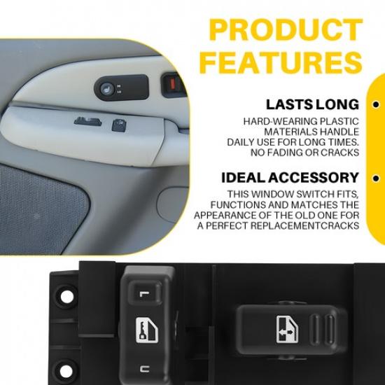 RH Window Door Lock Switch For Chevy Silverado Suburban Tahoe GMC Yukon 00-02 EV