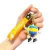 Creative Cartoon Badminton/Football/Table Tennis/Tennis/Basketball/Volleyball Keychain Backpack or Car Decoration