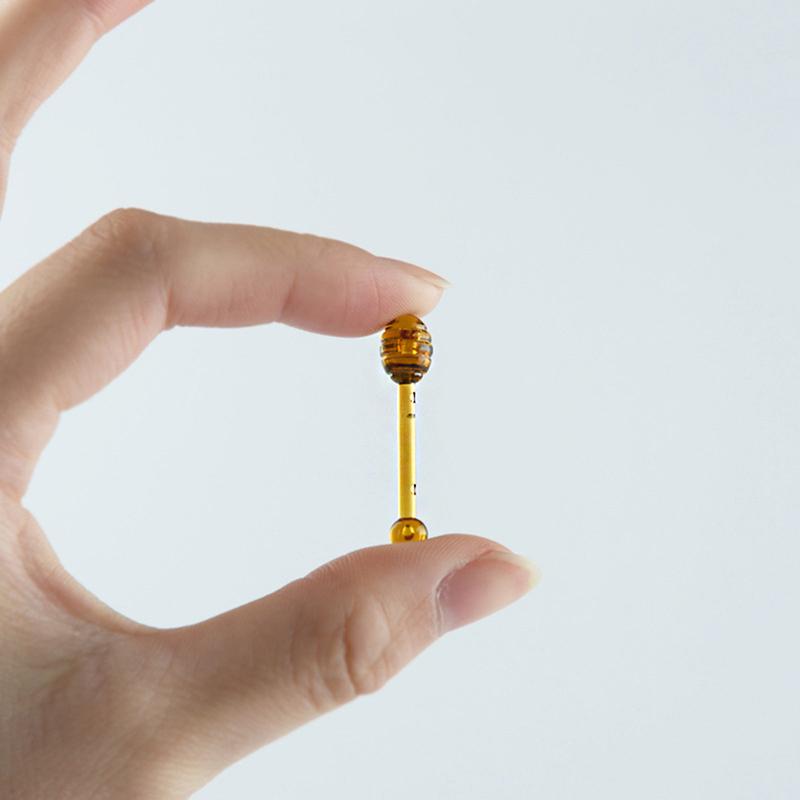 10Pcs Accessories Small Spoon To Use With Honey Fruit Bottle Small Honey Jar Jam Lip Film Box Lip Care Empty Bottle Lipstick Jar