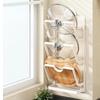 Pot Lid Rack Kitchen Organizer, Multifunctional Storage Holder Stainless Steel 1L