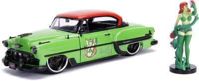 DC COMICS BOMBSHELLS 1953 CHEVY BELL AIR HARDTOP POISON IVY Mini Car 124 &