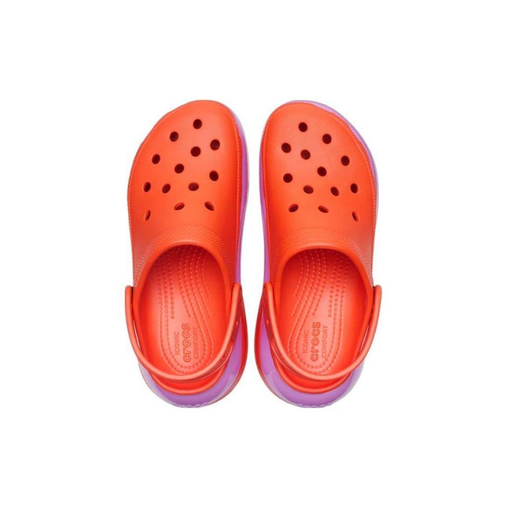 Crocs Classic Mega Crush Clog Lava Unisex 207988‑84J