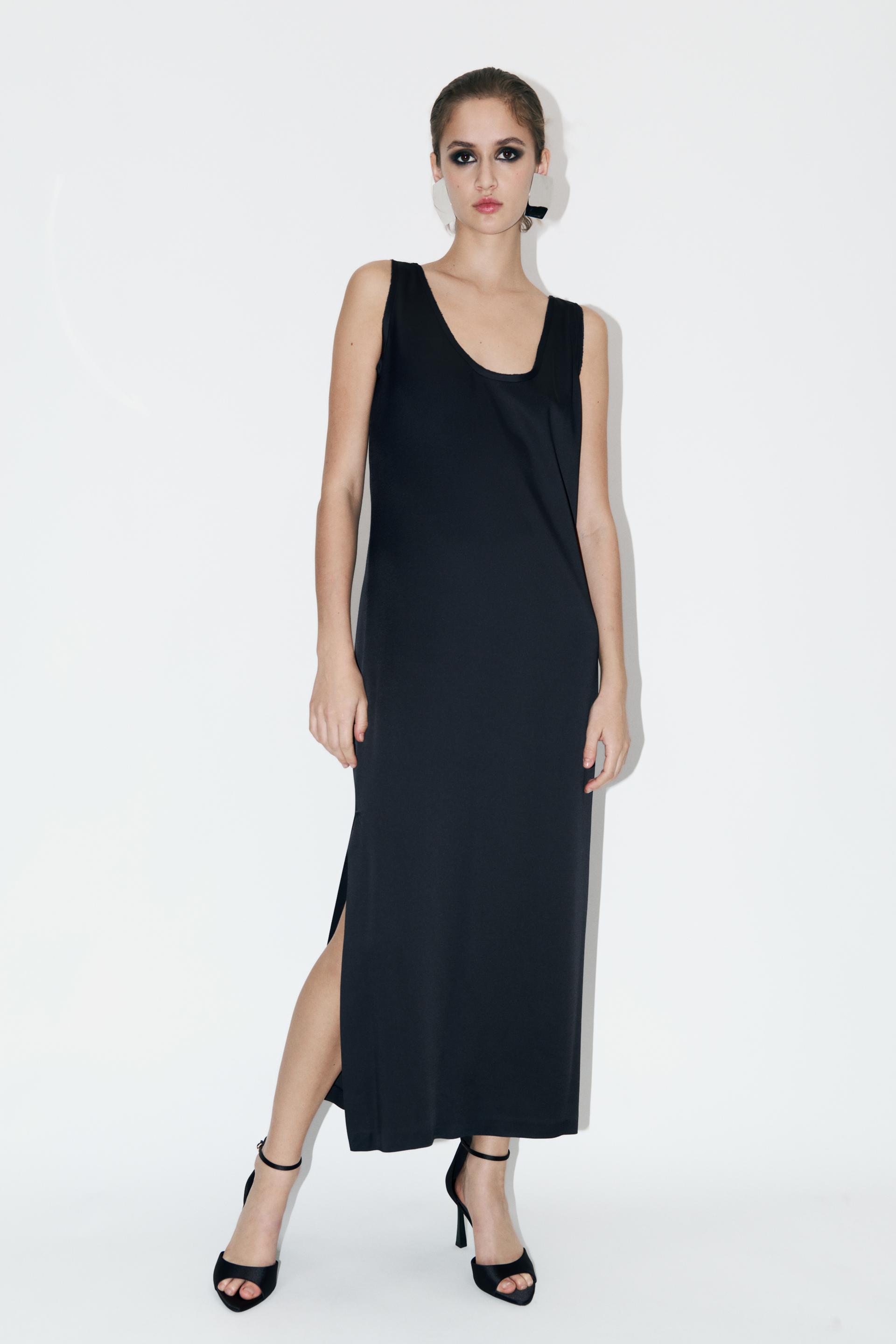 

SATIN SLIP DRESS - ZW COLLECTION