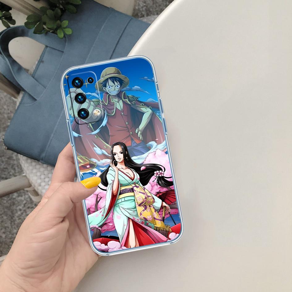 

FM35 One Piece Boa Hancock Soft Shell Transparent Phone Case for Samsung Galaxy A04 A04S A14 A23 A34 A54 M23 M33 M52 M53 Galaxy A14