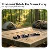 Backpack Accessory Hanger with Elastic Cord Compact for Mountaineering, Hiking