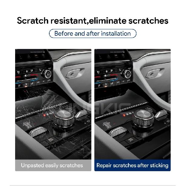 for Jeep Grand Cherokee 2021 2022 2023 2024 Interior TPU Anti-scratch Film Center Console Navigation Panel Protection Sticker
