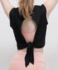 Debiweeo Women'S Yoga Wear Devi-Ts0010-Black Pilates Cover-Up Opening Sleeveless