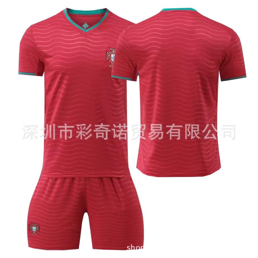 2627 World Cup football jersey No. 7, No. 10, 21 Ruota commemorates the new Portugal home set football jersey cross 16
